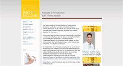 Desktop Screenshot of narben-info.com